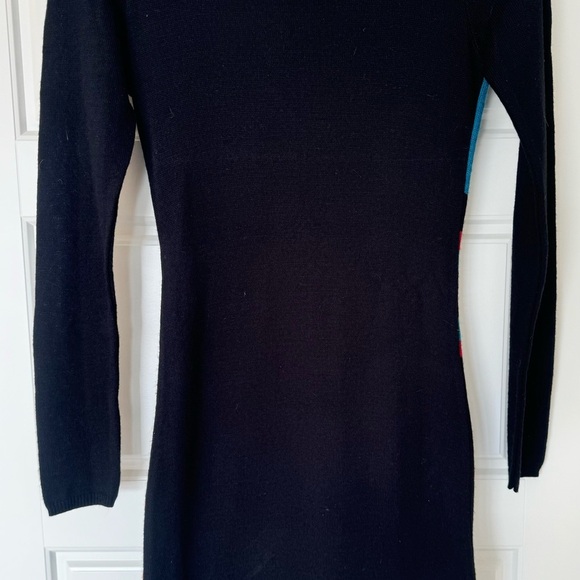 Venus Vintage Sweater Dress Geometric Print‎ Art Deco Size XS - Picture 2 of 8